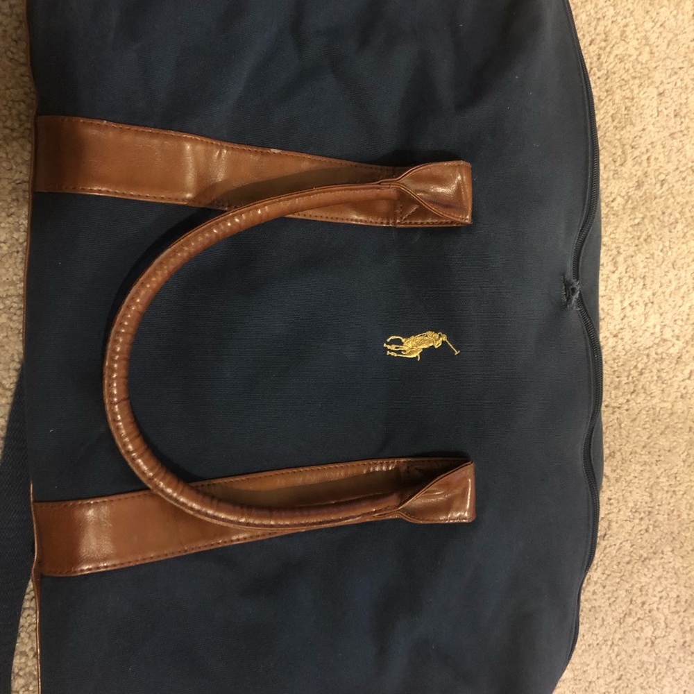 Ralph Lauren Navy Duffel Bag